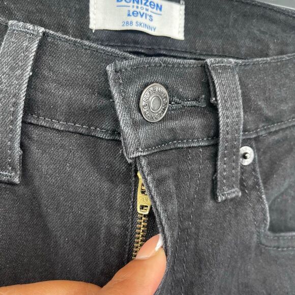Denizen from Levi’s Men’s 288 Skinny Black Denim Jeans W29 L32 - Picture 5 of 13